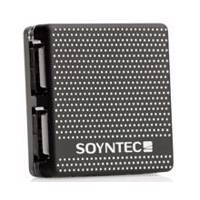 Soyntec USB Hub Nexoos 370 Silver Dots - یو اس بی هاب سوینتک نکسوز 370 طرح نقره ای