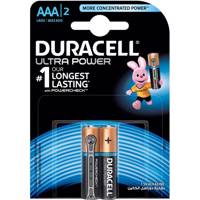 Duracell Ultra Power Duralock With Power Check AAA Battery Pack Of 2 باتری نیم قلمی دوراسل مدل Ultra Power Duralock With Power Check بسته 2 عددی