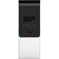 Silicon Power X31 USB 3.0 OTG Flash Memory - 64GB - فلش مموری USB 3.0 OTG سیلیکون پاور مدل X31 ظرفیت 64 گیگابایت