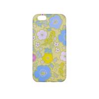 Blue Flower Jelly Cover For Iphone 6s کاور ژله ای مدل گل آبی مناسب برای گوشی آیفون 6s