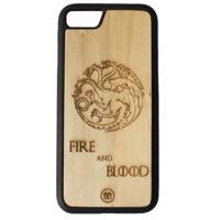 Mizancen Targaryen wood cover for iPhone 7/8 - کاور چوبی میزانسن مدل Targaryen مناسب برای گوشی آیفون 7/8