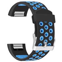 SB-12 Silicone Wrist Strap For Fitbit Charge 2 بند سیلیکونی مدل SB-12 مناسب برای فیت بیت Charge 2