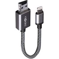 Energea Alumemo 2 In 1 Charging And Storage USB To Lightning Cable 0.17m - کابل تبدیل USB به لایتنینگ انرجیا مدل Alumemo 2 In 1 Charging And Storage طول 0.17