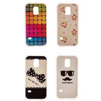 Samsung Galaxy S5 mini TPU Fit Case 4 In 1 Package Pattern 7 - 4 عدد کاور TPU فیت کیس در یک پکیج طرح 7 مناسب برای گوشی موبایل سامسونگ گلکسی اس5 مینی