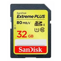 SanDisk SDHC Extreme Plus 533X U1- 32GB کارت حافظه ی SDHC سن دیسک Extreme Plus 533X با ظرفیت 32 گیگابایت