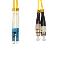 Pach cord fiber lc-fc single mode 5m espod - کابل پچ کورد فیبرنوری سینگل مود اسپاد مدل FC به LC طول 5 متر