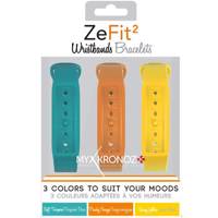 Mykronoz ZeFit2 X3 Colorama Pack Wristbands Bracelets - پک 3 عددی بند مچ‌بند هوشمند مای کرونوز مدل ZeFit2 X3 Colorama
