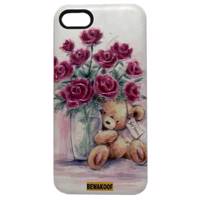 کاور بیواکوف مدل Bears and flowers مناسب برای گوشی موبایل اپلiPhone 7/ iPhone 8