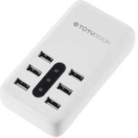 Totu 6-Port USB WAll Charger - شارژر دیواری 6 پورت توتو