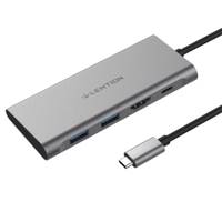 Lention C33H USB-C To USB/USB-C/HDMI Adapter مبدل لنشن USB-C به USB 3/USB-C/HDMI مدل C33H