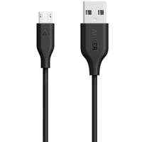 Anker A8132 PowerLine USB To microUSB Cable 0.9m کابل تبدیل USB به microUSB انکر مدل A8132 PowerLine طول 0.9 متر