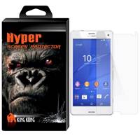 Hyper Protector King Kong Glass Screen Protector For Sony Xperia Z3 Compact محافظ صفحه نمایش شیشه ای کینگ کونگ مدل Hyper Protector مناسب برای گوشی Sony Xperia Z3 Compact