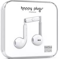 Happy Plugs Earbud Plus White Headphones - هدفون هپی پلاگز مدل Earbud Plus White