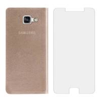 EW Cover RF7 Flip Cover With Tempered Glass For Samsung GalaxyA5 2017 کیف کلاسوری ای دبلیو کاور مدل RF7 به همراه محافظ صفحه مناسب برای گوشی موبایل سامسونگ گلکسی A5 2017