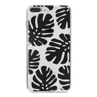 Black monstera Case Cover For iPhone 7 plus/8 Plus - کاور ژله ای مدلBlack monstera مناسب برای گوشی موبایل آیفون 7 پلاس و 8 پلاس