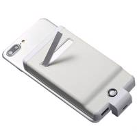 Wake Up Back Clip Power Bank 8000mAh For iPhone 7 Plus - شارژر همراه ویکآپ ورلد مدل Back Clip Power ظرفیت 8000 میلی آمپر ساعت و خروجی usbاضافه مناسب برای iphone 7 Plus