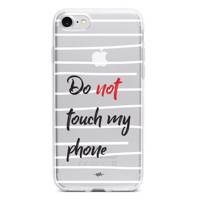 Do Not Touch My Phone Case Cover For iPhone 7 /8 کاور ژله ای وینا مدل Do Not Touch My Phone مناسب برای گوشی موبایل آیفون 7 و 8