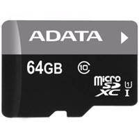 Adata Premier UHS-I U1 Class 10 50MBps microSDXC - 64GB کارت حافظه‌ microSDXC ای دیتا مدل Premier کلاس 10 استاندارد UHS-I U1 سرعت 50MBps ظرفیت - 64 گیگابایت