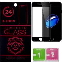 LION 5D Full Glue Glass Screen Protector For Apple iPhone 7 Plus محافظ صفحه نمایش تمام چسب شیشه ای لاین مدل 5D مناسب برای گوشی اپل آیفون7 پلاس