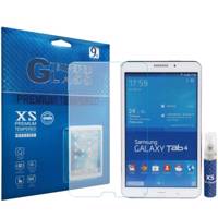 XS Tempered Glass Screen Protector For Samsung Galaxy Tab 4 8.0 With XS LCD Cleaner - محافظ صفحه نمایش شیشه ای ایکس اس مدل تمپرد مناسب برای تبلت سامسونگ Galaxy Tab 4 8.0 به همراه اسپری پاک کننده صفحه XS