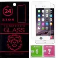 LION 3D Full Cover Glue Glass Screen Protector For Apple iPhone 6 Plus/6s Plus محافظ صفحه نمایش شیشه ای لاین مدل 3D Full Cover مناسب برای گوشی اپل آیفون 6 پلاس/ 6s پلاس
