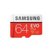 Samsung Evo Plus UHS-I U1 Class 10 95MBps microSDHC With Adapter - 64GB کارت حافظه microSDHC سامسونگ مدل Evo Plus کلاس 10 استاندارد UHS-I U1 سرعت 95MBps همراه با آداپتور SD ظرفیت 64 گیگابایت