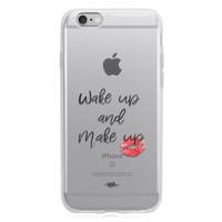 Wake Up And Make Up Case Cover For iPhone 6/6s کاور ژله ای وینا مدل Wake Up And Make Up مناسب برای گوشی موبایل آیفون 6/6s