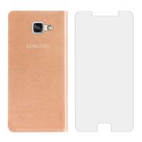 EW Cover RF7 Flip Cover With Tempered Glass For Samsung Galaxy A3 2016 کیف کلاسوری ای دبلیو کاور مدل RF7 به همراه محافظ صفحه مناسب برای گوشی موبایل سامسونگ گلکسی A3 2016