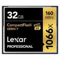 Lexar Professional CompactFlash 1066X 160MBps CF- 32GB - کارت حافظه CF لکسار مدل Professional CompactFlash سرعت 1066X 160MBps ظرفیت 32 گیگابایت