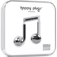 Happy Plugs Earbud Plus Silver Headphones - هدفون هپی پلاگز مدل Earbud Plus Silver