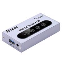 Dtech DT-8009 4-Port USB 3.0 Hub هاب USB3.0 چهار پورت دیتک مدل DT-8009
