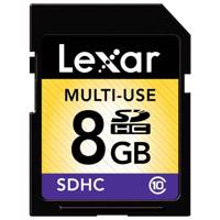 Lexar SDHC Card Multi Use 8GB Class 4 کارت حافظه اس دی اچ سی لکسار مولتی یوز 8 گیگابایت کلاس 4