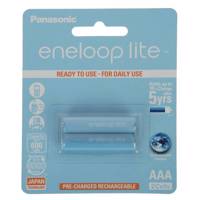 Panasonic Eneloop Lite AAA Battery Pack of 2 - باتری نیم قلمی پاناسونیک مدل Eneloop Lite بسته 2 عددی