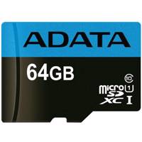 Adata Premier UHS-I U1 Class 10 85MBps microSDXC - 64GB - کارت حافظه‌ microSDXC ای دیتا مدل Premier کلاس 10 استاندارد UHS-I U1 سرعت 85MBps ظرفیت 64 گیگابایت