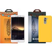کاور کوالا مدل سیلیکونی مناسب برای گوشی موبایل هوآوی Honor 6X به همراه محافظ صفحه نمایش