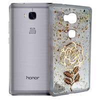 Drop glue gold foil cover for huawei honor5x کاور دراپ گلو مدل gold foil مناسب برای گوشی هواوی honor 5X