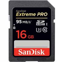 SanDisk Extreme Pro UHS-I U3 Class 10 633X 95MBps SDHC - 16GB - کارت حافظه SDHC سن دیسک مدل Extreme Pro کلاس 10 استاندارد UHS-I U3 سرعت 633X 95MBps ظرفیت 16 گیگابایت