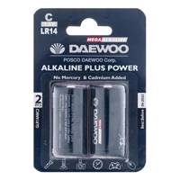 Daewoo Alkaline plus Power C Battery Pack of 2 باتری C دوو مدل Alkaline Plus Power بسته 2 عددی