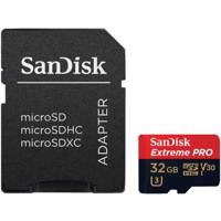 SanDisk Extreme Pro V30 UHS-I U3 Class 10 95MBps 633X microSDHC With Adapter - 32GB - کارت حافظه microSDHC سن دیسک مدل Extreme Pro V30 کلاس 10 استاندارد UHS-I U3 سرعت 95MBps 633X همراه با آداپتور SD ظرفیت 32 گیگابایت