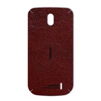 MAHOOT Natural Leather Sticker for Nokia 1 برچسب تزئینی ماهوت مدلNatural Leather مناسب برای گوشی Nokia 1