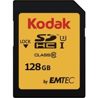 Emtec Kodak UHS-I U3 Class 10 95MBps 650X SDXC - 128GB کارت حافظه SDXC امتک کداک کلاس 10 استاندارد UHS-I U3 سرعت 95MBps 650X ظرفیت 128 گیگابایت