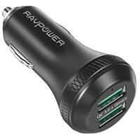 RAVPower RP-VC007 Quick Charge 3.0 Car Charger شارژر فندکی راو پاور مدل RP-VC007 Quick Charge 3.0