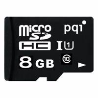 Pqi UHS-I U1 Class 10 85MBps microSDHC With Adapter - 8GB - کارت حافظه microSDHC پی کیو آی کلاس 10 استاندارد UHS-I U1 سرعت 85MBps همراه با آداپتور SD ظرفیت 8 گیگابایت