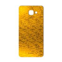 MAHOOT Gold-pixel Special Sticker for Samsung A7 2016 برچسب تزئینی ماهوت مدل Gold-pixel Special مناسب برای گوشی Samsung A7 2016