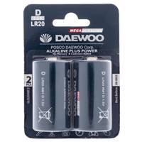 Daewoo Alkaline plus Power D Battery Pack of 2 باتری D دوو مدل Alkaline plus Power بسته 2 عددی