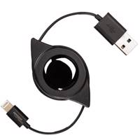 AmazonBasics Retractable Lightning To USB Cable 0.6m کابل لایتنینگ به USB جمع شونده آمازون بیسیکس به طول 0.6 متر