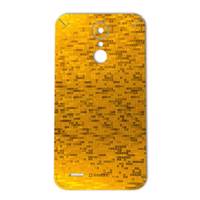 MAHOOT Gold-pixel Special Sticker for LG K10 2017 برچسب تزئینی ماهوت مدل Gold-pixel Special مناسب برای گوشی LG K10 2017