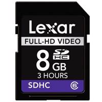 Lexar SDHC Card Full HD 8GB Class 6 کارت حافظه اس دی اچ سی لکسار فول اچ دی 8 گیگابایت کلاس 6
