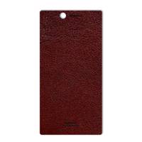 MAHOOT Natural Leather Sticker for Sony Xperia Z Ultra برچسب تزئینی ماهوت مدلNatural Leather مناسب برای گوشی Sony Xperia Z Ultra