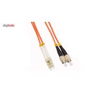 Pach cord cable 5m lc-fc.mm espod - کابل پچ کورد فیبر نوری مالتی مود اسپاد پنج متری FC بهLC